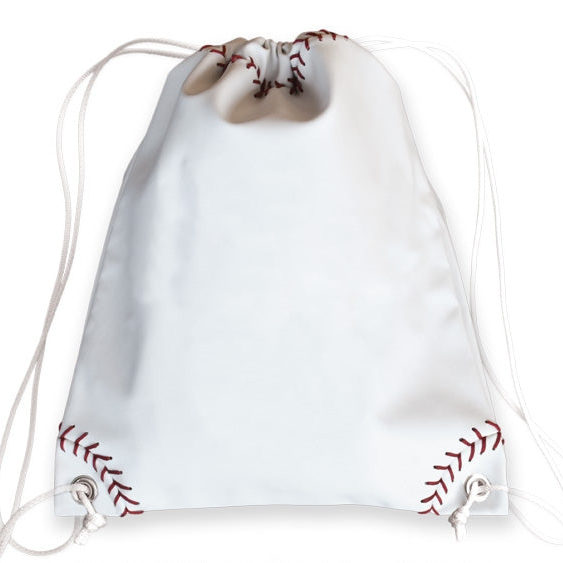 Baseball Drawstring Bag
