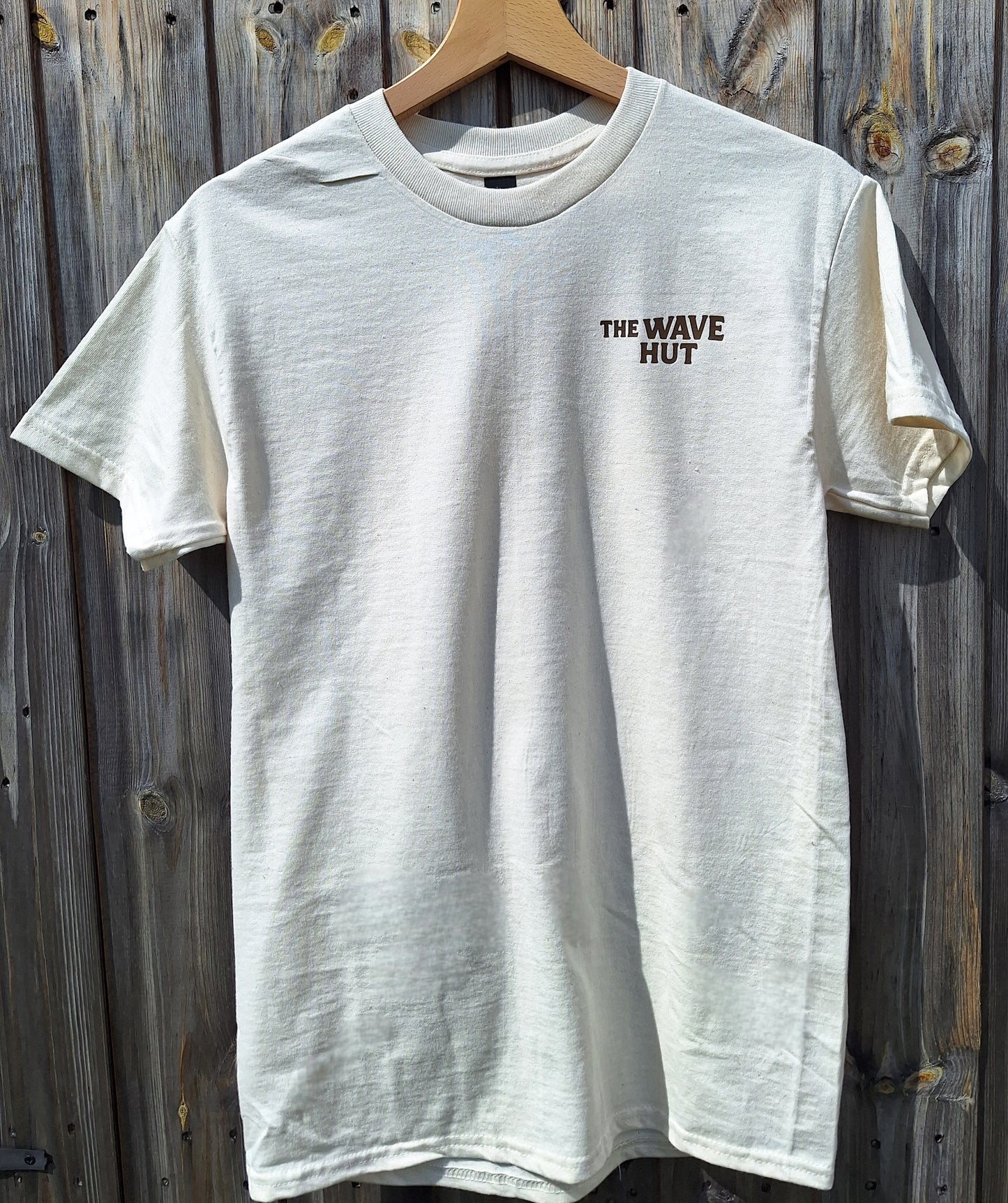 THE WAVE HUT unisex T-Shirt in natural cream - pure cotton and 100% beautiful ! (Copy)