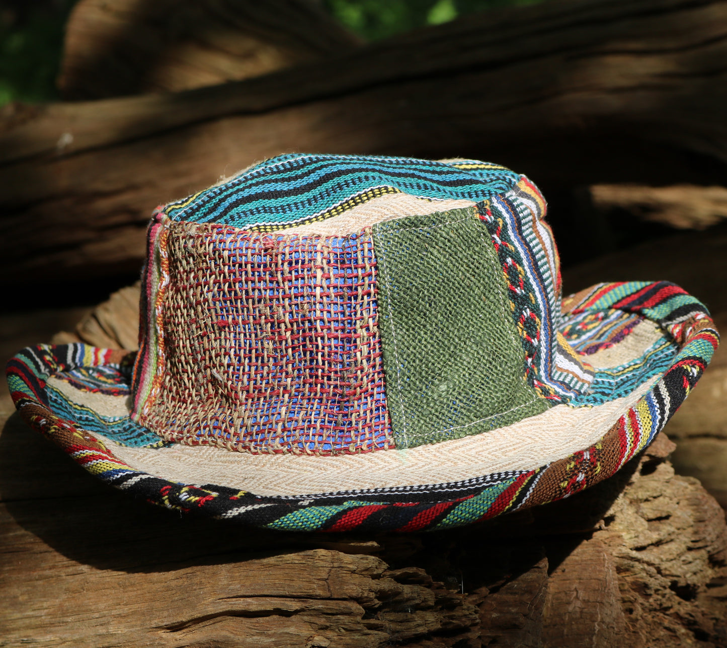 Beautiful Hemp and Cotton Unisex OUTBACK hat with a flexible, finished and lined brim