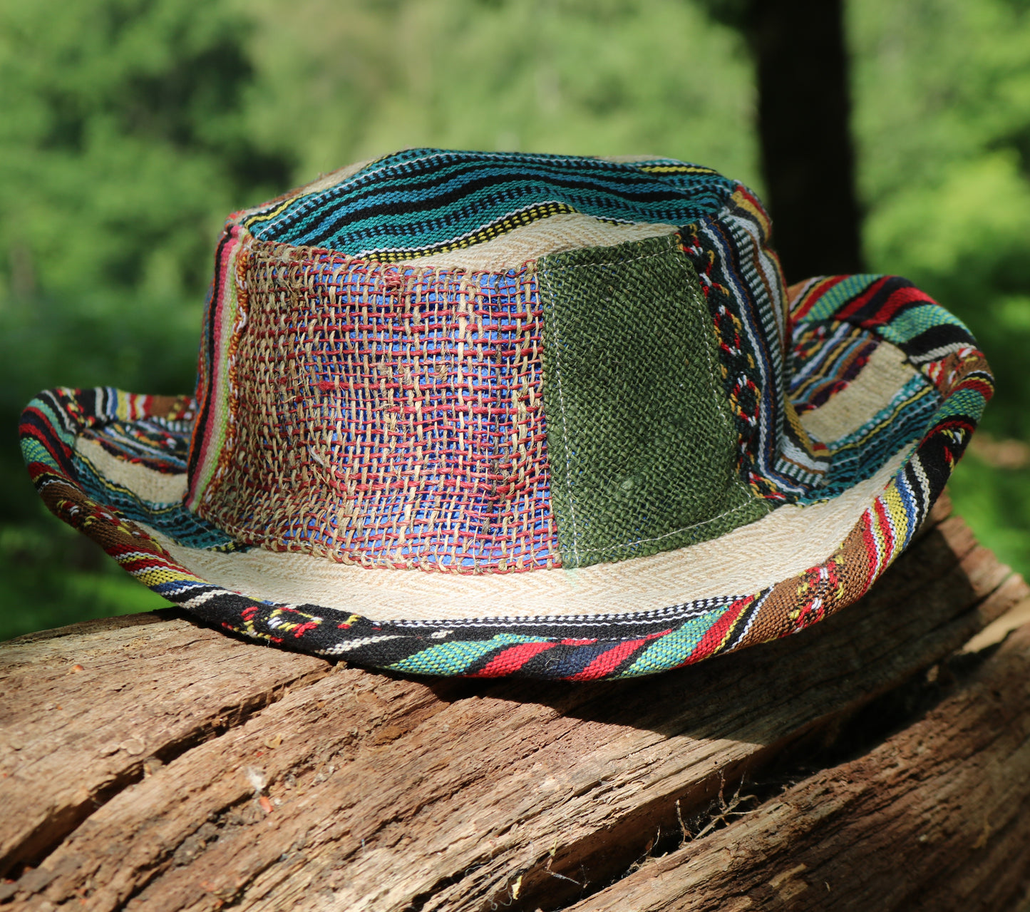 Beautiful Hemp and Cotton Unisex OUTBACK hat with a flexible, finished and lined brim
