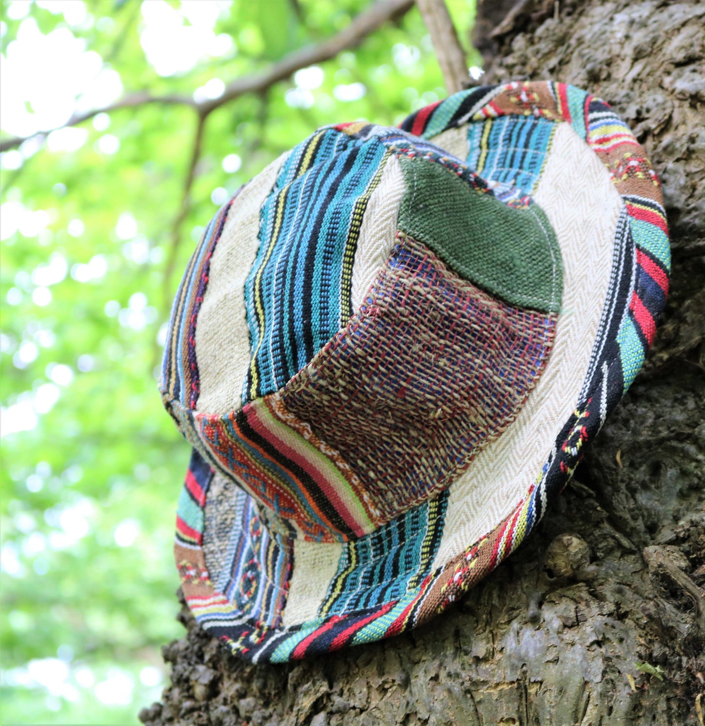 Beautiful Hemp and Cotton Unisex OUTBACK hat with a flexible, finished and lined brim