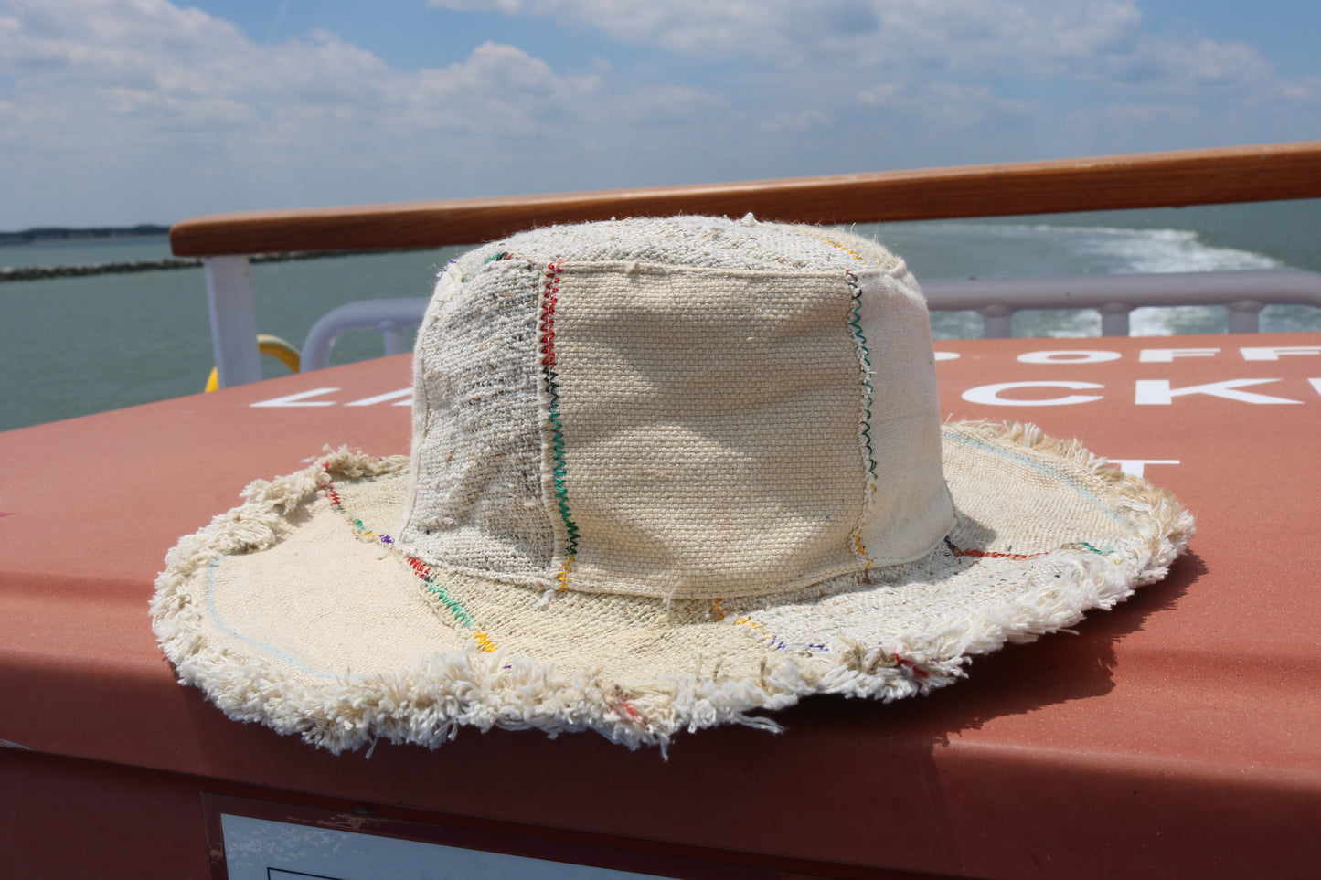 Beautiful Cream coloured Hemp hat