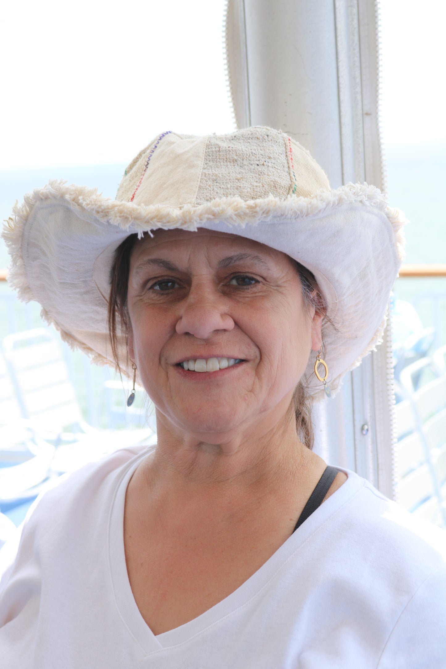 Beautiful Cream coloured Hemp hat