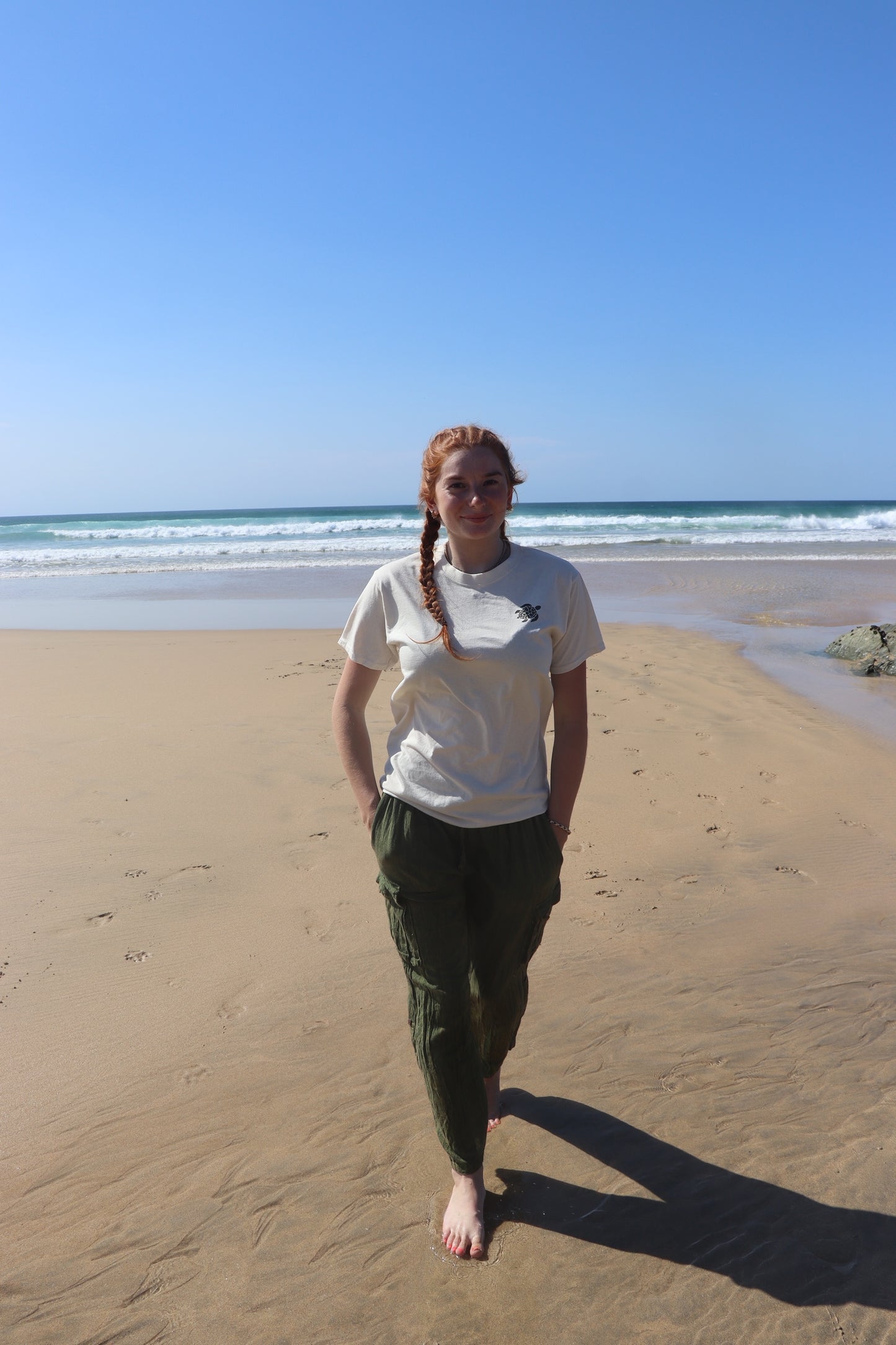 PINTA T-Shirt in natural cream - pure cotton and 100% beautiful !