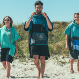 Wave Style Poncho UNO Unisex Ponchos At the Beach Soft Warm