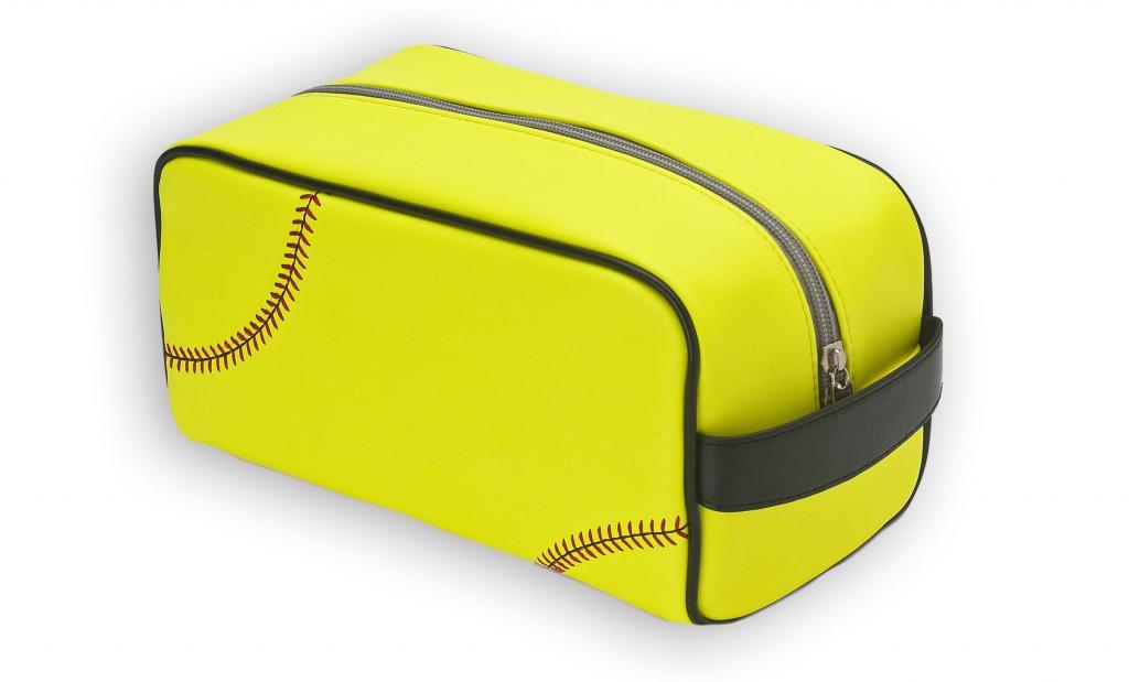 Softball Toiletry Bag Full Length