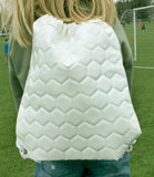 Soccer Drawstring Bag Lifestyle Image