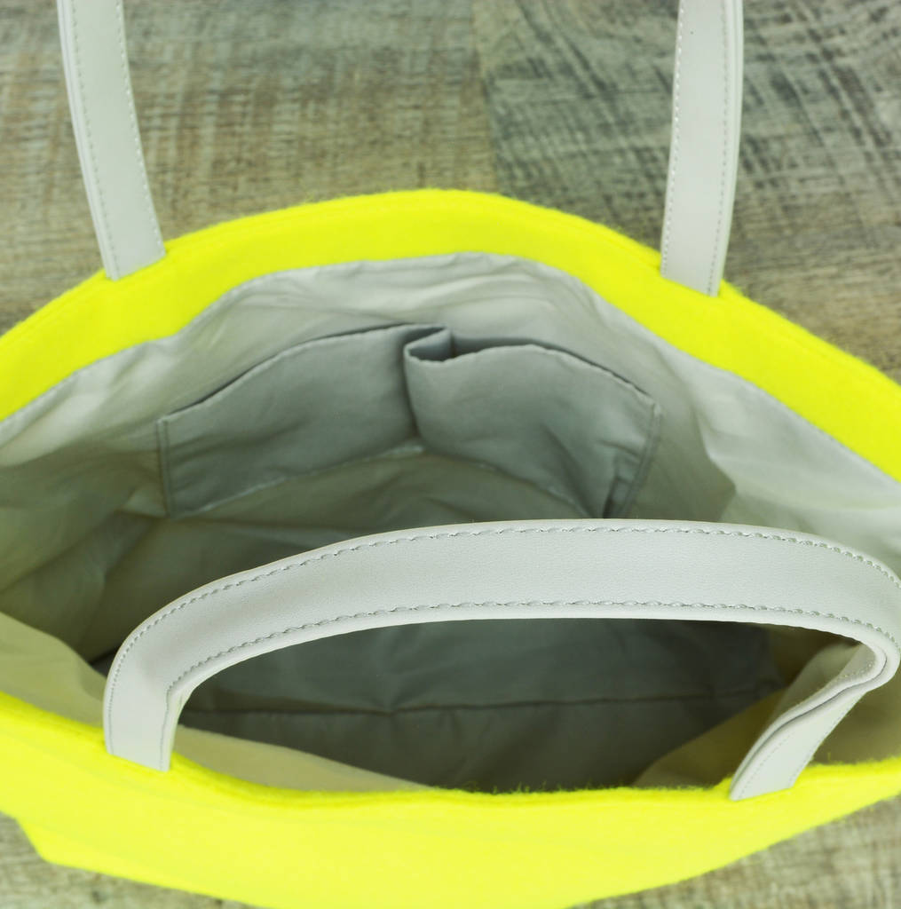 Tennis Tote Bag Inside View