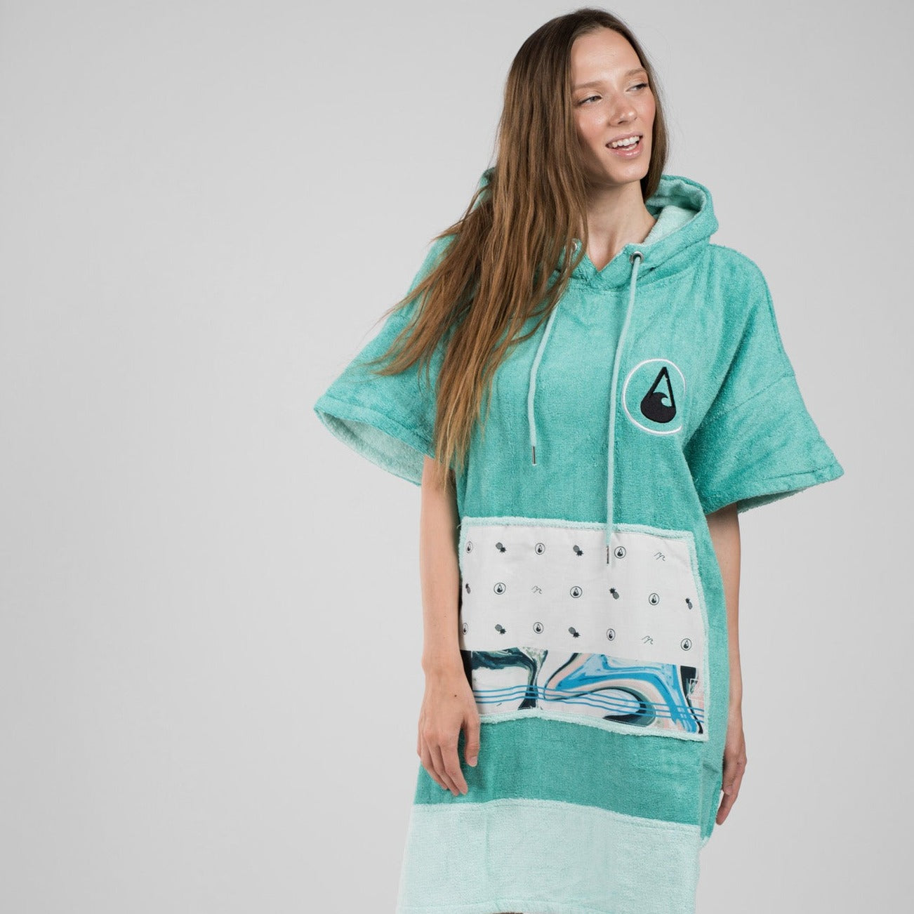 Wave Style Poncho LIZ Unisex Full Length