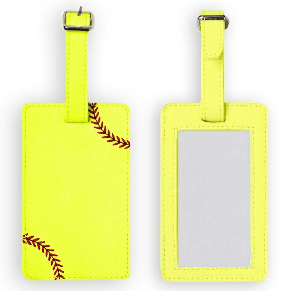 Softball Luggage Tags Main Image