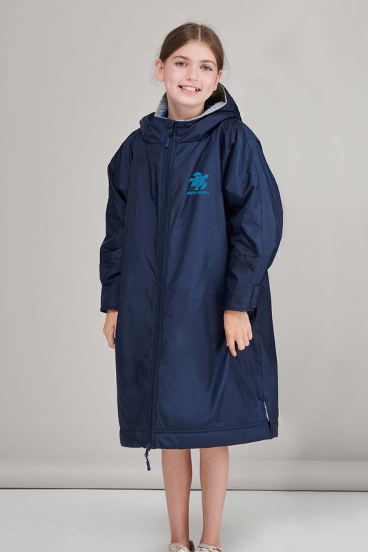 Kids Waterproof TORTUGA Poncho and Changing Robe with Sherpa fleece lining Main
