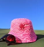 The SONIC PINK Bucket Hat with New Sunglasses