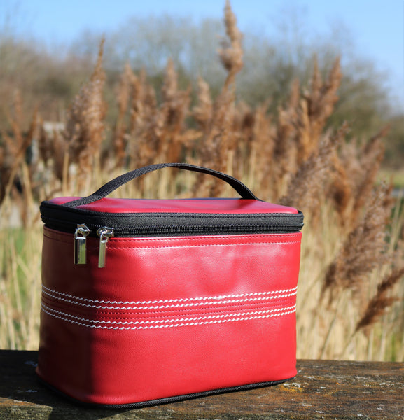 Cricket Red Insulated Lunch Box Sports Lunch Boxes Invent Sports