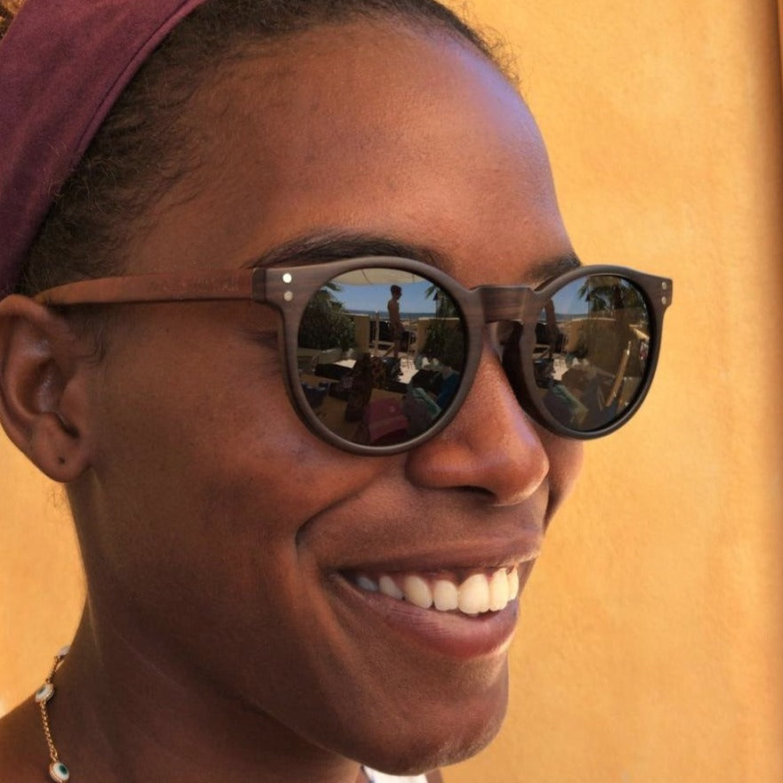 Polarised SPYN Sunglasses front view Lifestyle Image