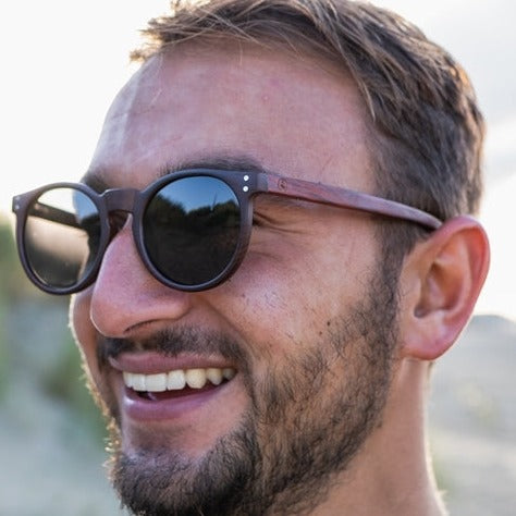 Polarised SPYN Sunglasses lifestyle side view