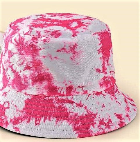 The FUSCHIA SHOCK Bucket Hat Close View Pattern