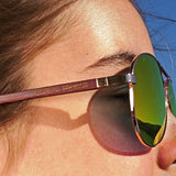 Polarised LOOKBACK Sunglasses Wave Hawaii Logo