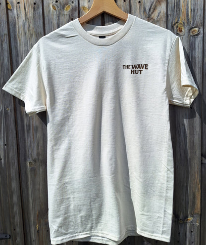 THE WAVE HUT unisex T-Shirt in natural cream - pure cotton and 100% beautiful ! (Copy)