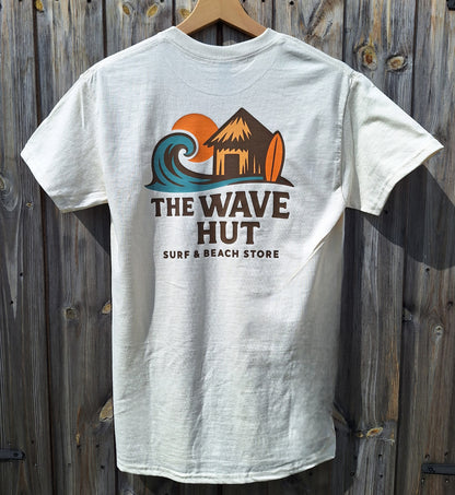 THE WAVE HUT unisex T-Shirt in natural cream - pure cotton and 100% beautiful ! (Copy)