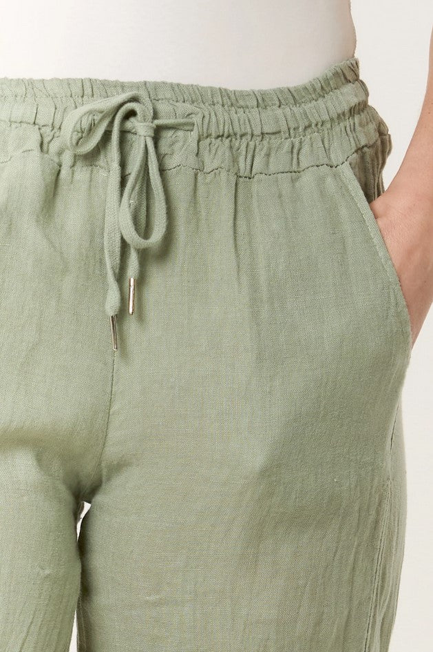100% Pure Linen Trousers in 9 colours - made in Italy