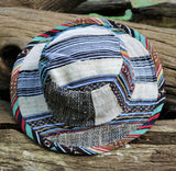 Beautiful Hemp and Cotton Unisex OUTBACK hat with a flexible, finished and lined brim