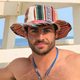 Beautiful Hemp and Cotton Unisex OUTBACK hat with a flexible, finished and lined brim