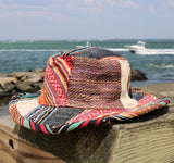 Beautiful Hemp and Cotton Unisex OUTBACK hat with a flexible, finished and lined brim