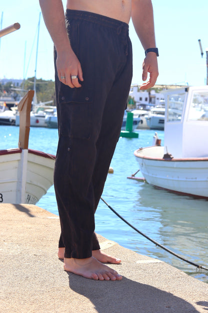 Unisex Fairtrade CHOCO CARGO PANTS / TROUSERS