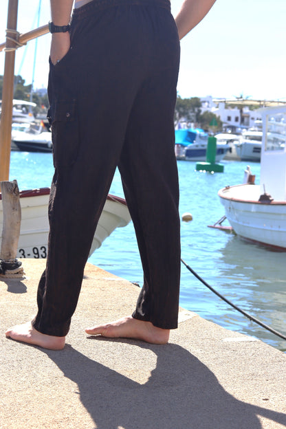 Unisex Fairtrade CHOCO CARGO PANTS / TROUSERS