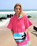 Wave Style Poncho PINK WAVE