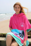 Wave Style Poncho PINK WAVE