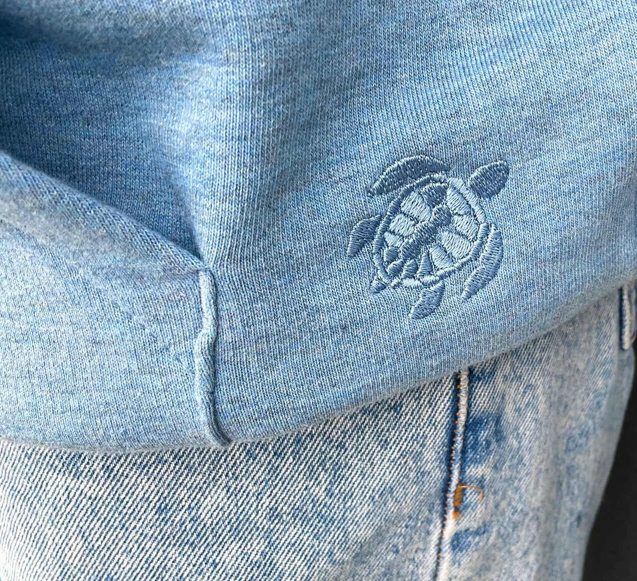 Unisex Pinta HOODIE- pure 85% organic cotton and 15% recycled polyester.  So, so soft !