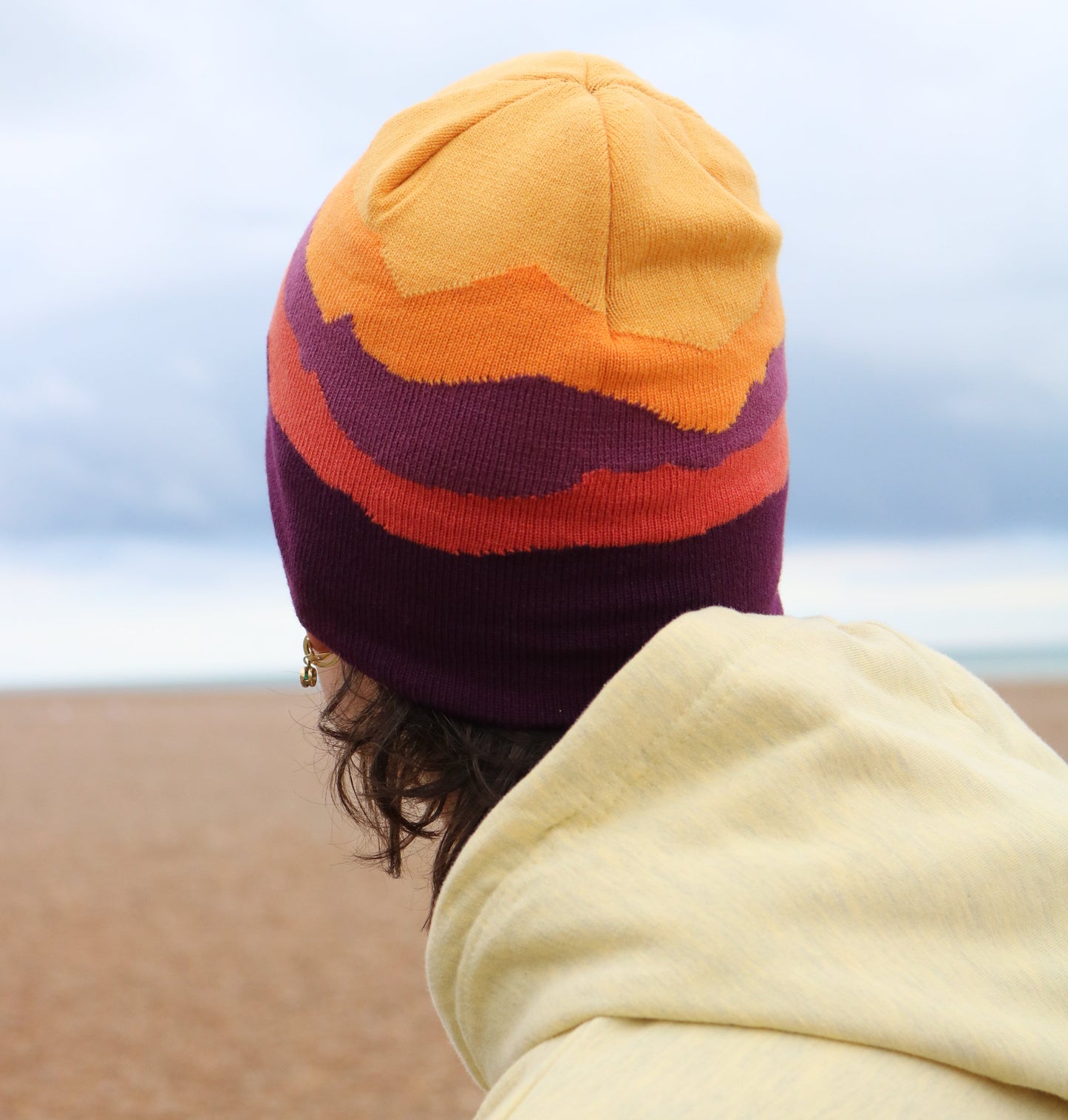 Winter Mountain BEANIE HATS -  in 4 great colour variations.  100%Recycled.