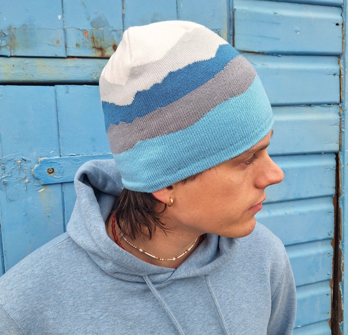 Winter Mountain BEANIE HATS -  in 4 great colour variations.  100%Recycled.