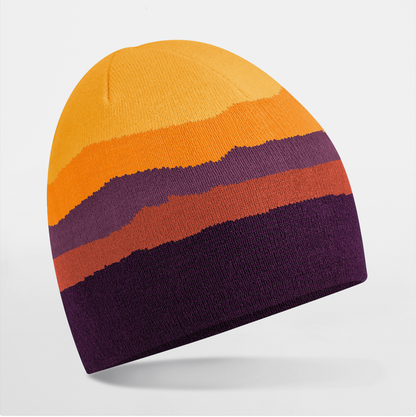 Winter Mountain BEANIE HATS -  in 4 great colour variations.  100%Recycled.