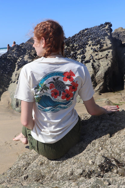 PINTA T-Shirt in natural cream - pure cotton and 100% beautiful !