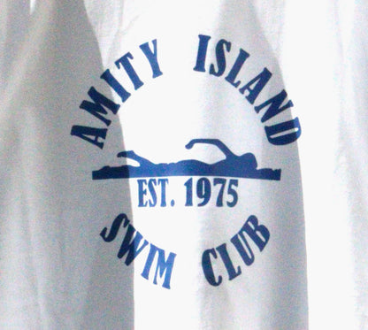 AMITY SWIM T-Shirt Royal Blue - the perfect gift for Jaws fans !