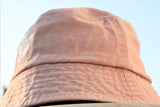 The ROSIE organic cotton, vintage washed pale pink Bucket Hat