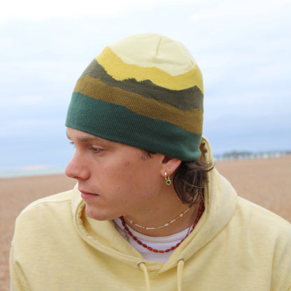 Winter Mountain BEANIE HATS -  in 4 great colour variations.  100%Recycled.