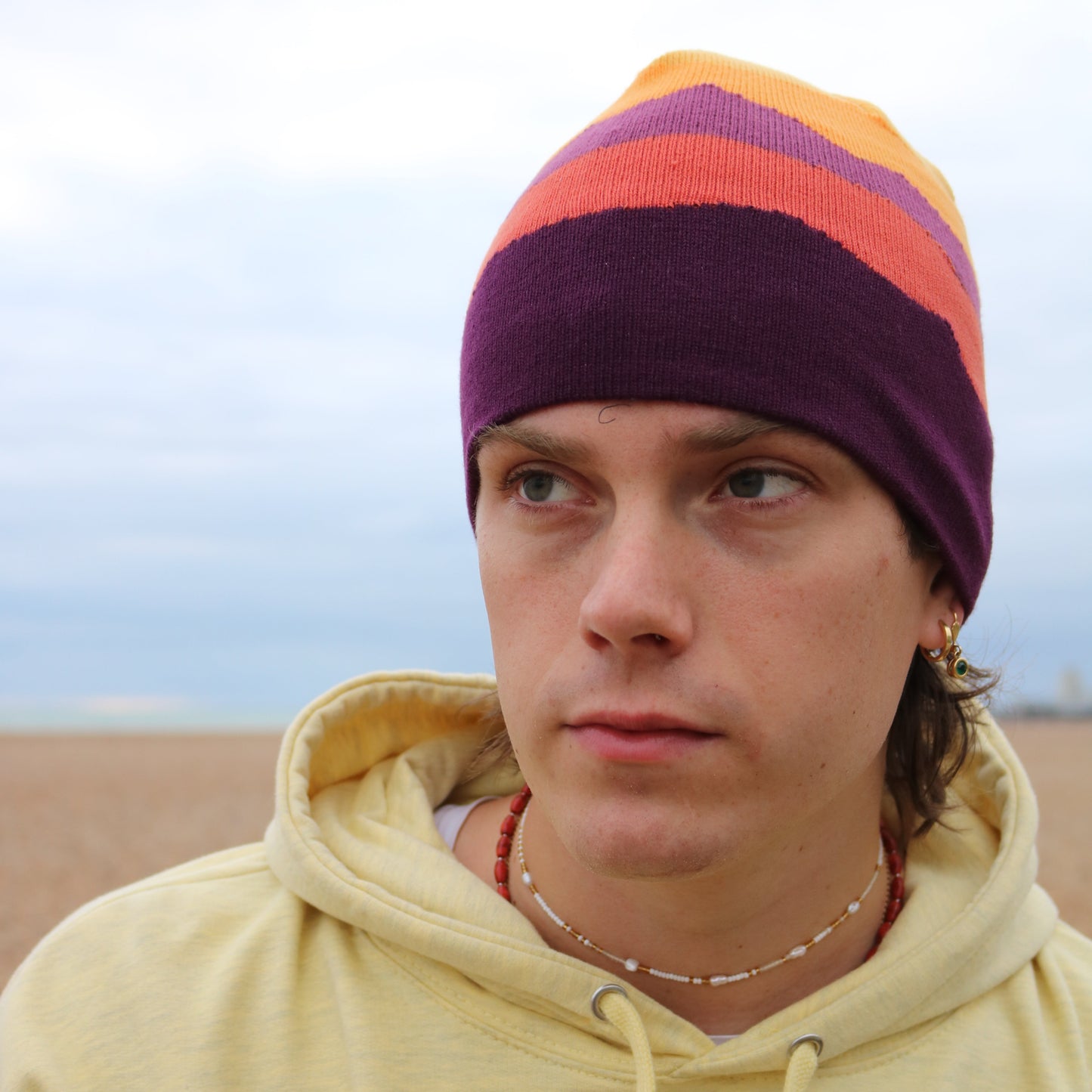 Winter Mountain BEANIE HATS -  in 4 great colour variations.  100%Recycled.