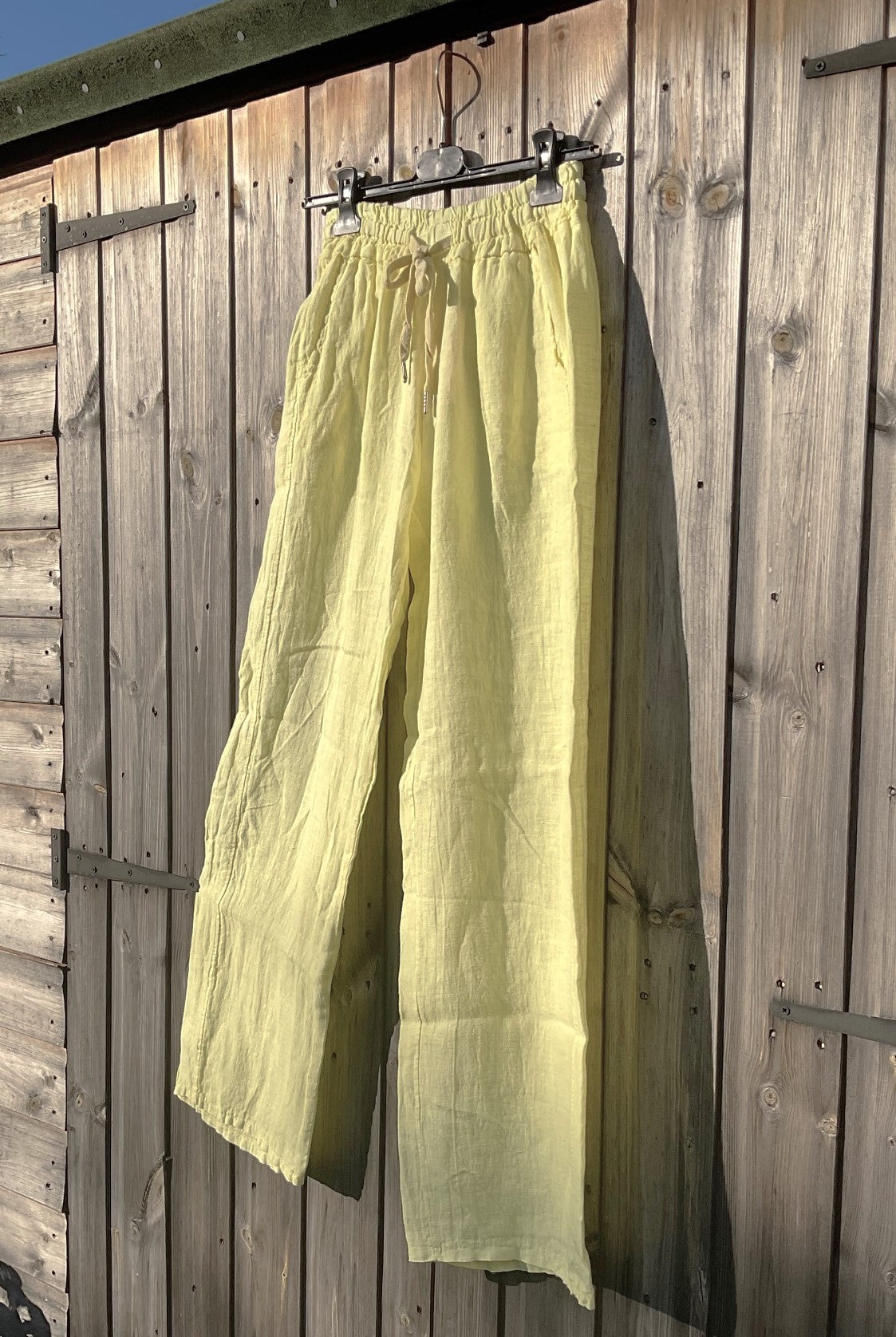 100% Pure Linen Trousers in 9 colours - made in Italy