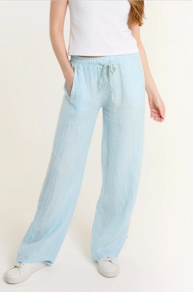 100% Pure Linen Trousers in 9 colours - made in Italy