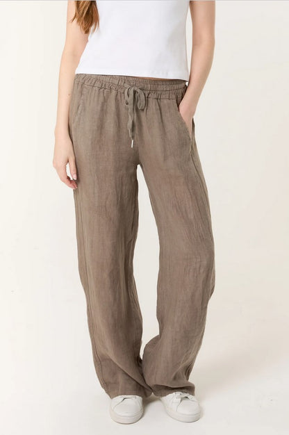 100% Pure Linen Trousers in 9 colours - made in Italy