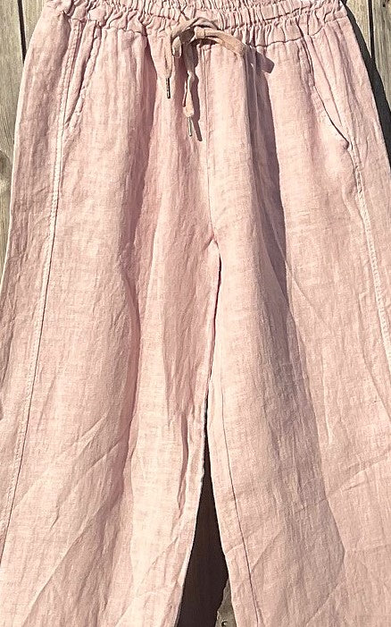 100% Pure Linen Trousers in 9 colours - made in Italy