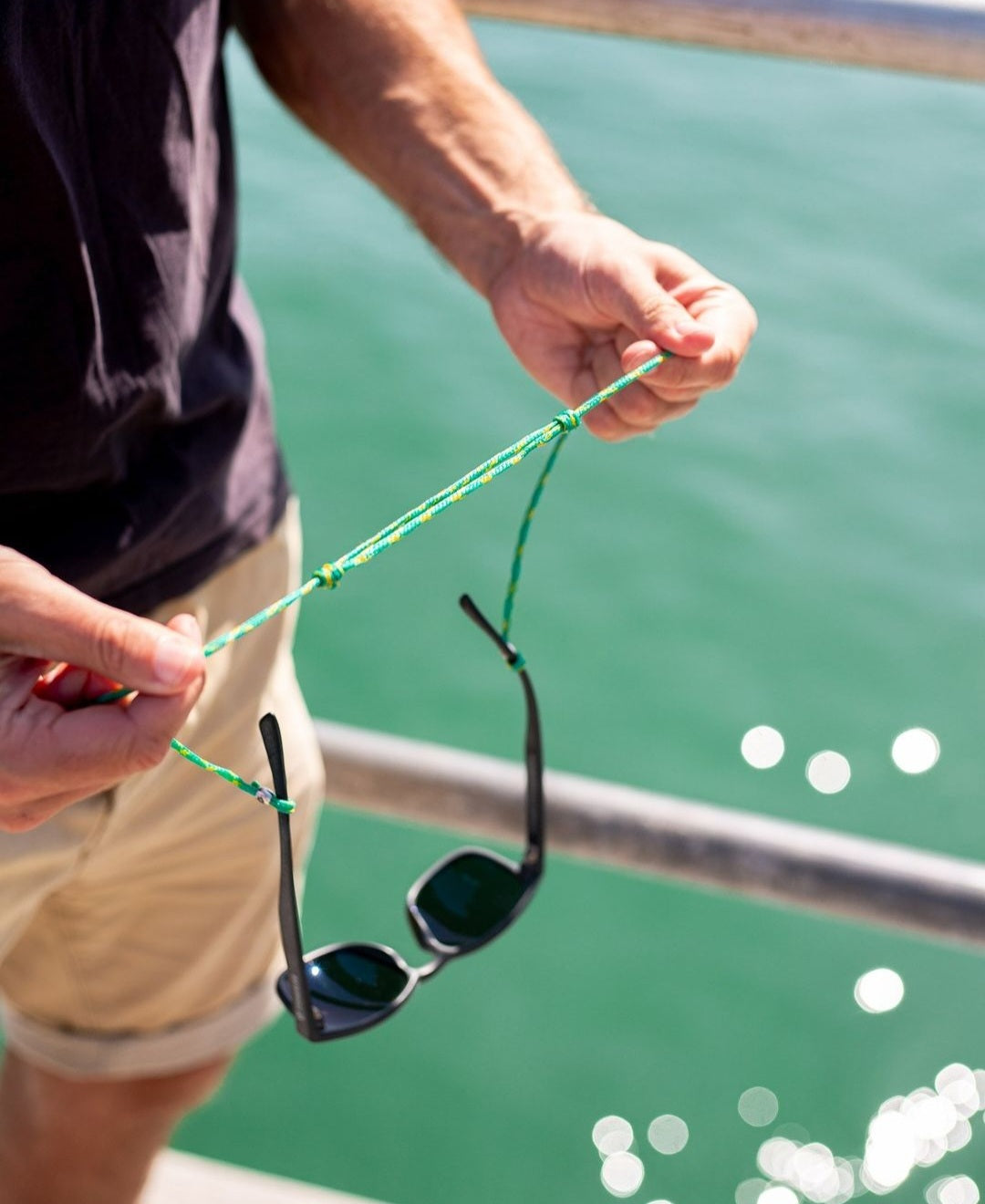 Sunglasses Cord by Waterhaul, made from recovered fishing nets - adjustable