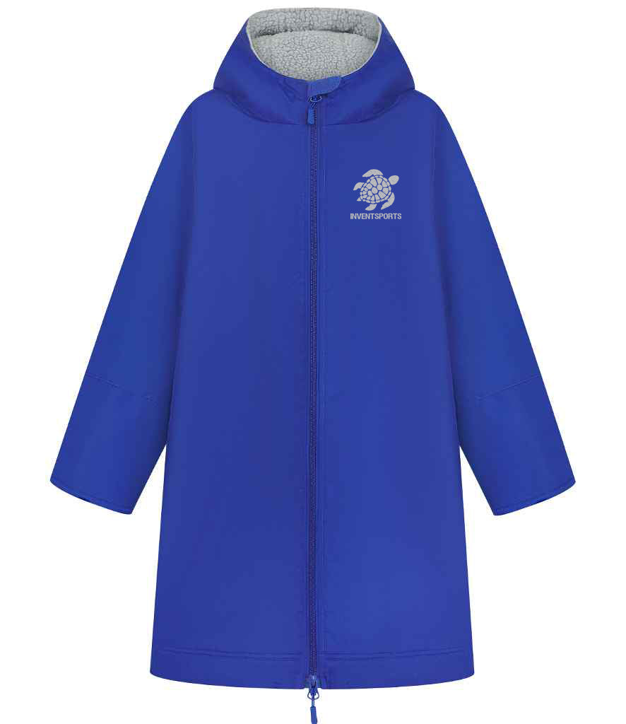 Kids' Waterproof TORTUGA Poncho and Changing Robe with Sherpa fleece lining