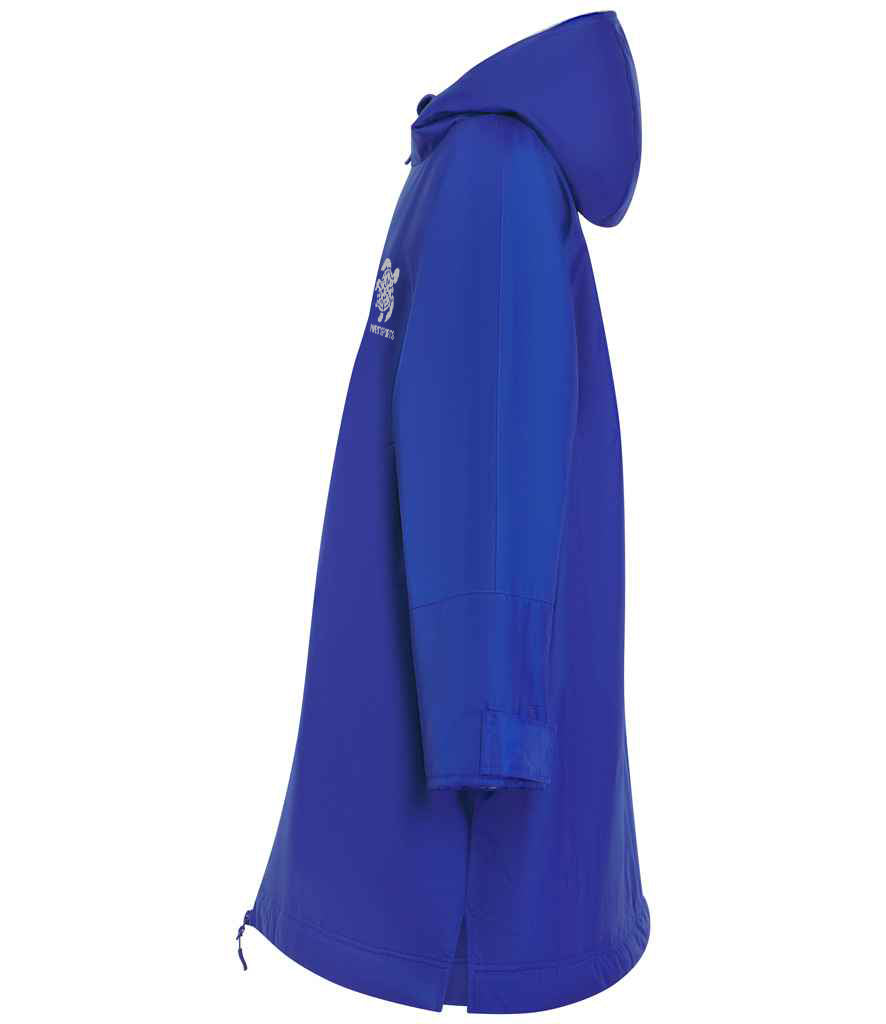Kids' Waterproof TORTUGA Poncho and Changing Robe with Sherpa fleece lining