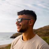 KYNANCE NAVY Sunglasses by Waterhaul - Grey lenses