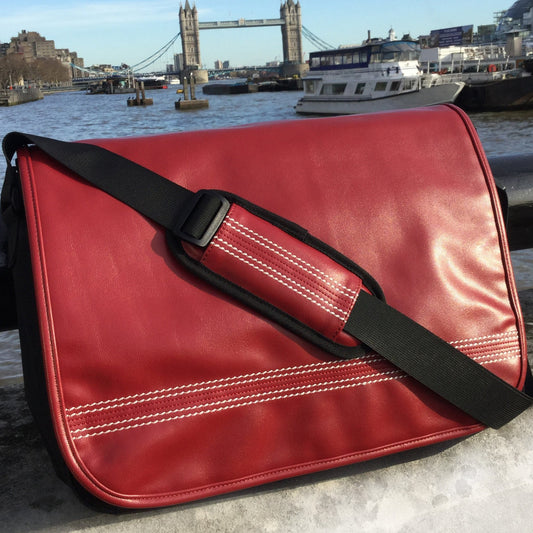 Cricket Red Messenger Bag Lifestyle
