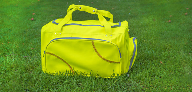 Softball Duffel Bag Outside